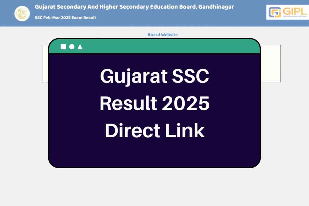 Gujarat SSC Result 2025: gseb.org GSEB 10th Class Marksheet Direct Link