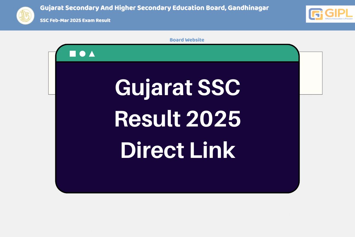 Gujarat SSC Result 2025: gseb.org GSEB 10th Class Marksheet Direct Link